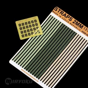 画像3: ミリョク[MIR026]1/35 現用 バックル&ストラップ2mm(ベルトカラーA) (3)