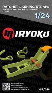 画像1: ミリョク[MIR014]1/24 ラチェット式ベルト荷締機(にしめき) (1)