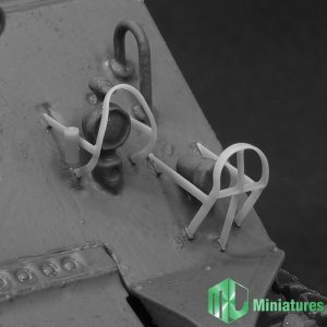 画像7: MJ Miniatures[MJEZ35004]1/35 WWII 米 アメリカ陸軍 M4シャーマン戦車用ライトガードセット (7)