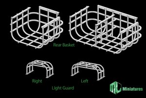 画像2: MJ Miniatures[MJEZ35023]1/35 大韓民国陸軍 K9 SPH ライトガード＆バスケット (2)