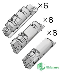 画像2: MJ Miniatures[MJEZ35029]1/35 WWII ドイツ軍 消火器セット（デカール付） (2)