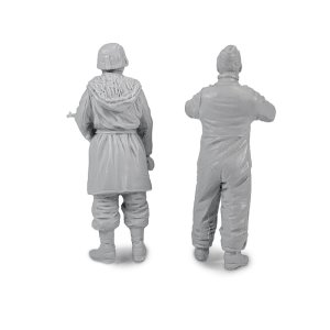 画像3: MacOne Models[MAC48603]1/48 WWIIドイツ陸軍冬季装備歩兵セットB 独士官セット(2体入) (3)