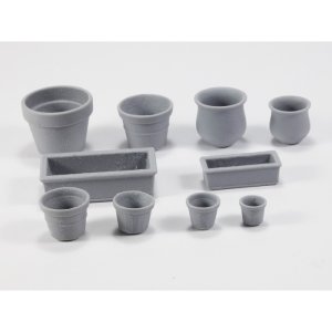 画像2: MacOne Models[MAC35193]1/35 ジオラマアクセサリー 植木鉢 (2)