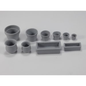 画像3: MacOne Models[MAC35193]1/35 ジオラマアクセサリー 植木鉢 (3)