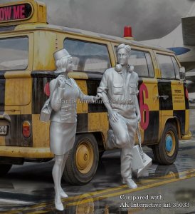 画像5: マンティス・ミニチュアズ[Man35207]1/35 現用 空港サービスクルーセット 1960年代(2体入) (5)