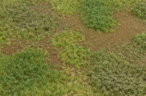 画像3: マルティン・ウエルベルク[WB-M006]マットタイプ(牧草地) 全高2mm~4.5mm 晩夏 パウダー付き 21cmx30cm (3)