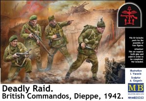 画像1: マスターボックス[MSB35252]1/35 「デッドリー・レイド」 イギリス軍コマンド部隊 ディエップ 1942年 (1)