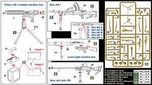 画像2: マスターボックス[MSB35109]1/35 イギリス歩兵武器セットWW-II (2)