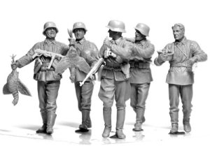 画像5: マスターボックス[MB3583]独・武装親衛隊歩兵5体東部戦線-食料調達 (5)