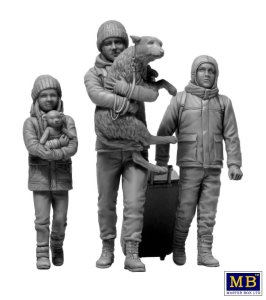 画像4: マスターボックス[MSB35228]1/35 ロシア・ウクライナ戦争シリーズ No.5：避難民、2022年3月 (4)