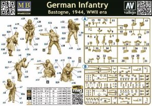 画像2: マスターボックス[MSB35254]1/35 WWII ドイツ軍歩兵 バストーニュ 1944年 (2)