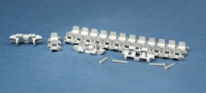 画像2: Master Club[MTL-35078] 1/35 バレンタイン/ビショップ 連結可動履帯(金属製) (2)