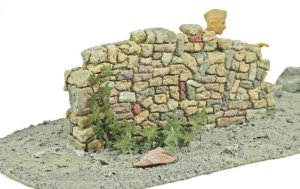 画像3: マソモデル[MH35022]崩れた塀セット (3)