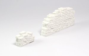 画像5: マソモデル[MH35022]崩れた塀セット (5)