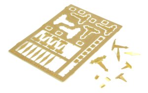 画像1: マソモデル[MH35030]木製扉ヒンジセットB (1)