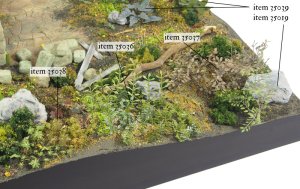 画像2: マソモデル[MH35036]植物/雑草セットB (2)