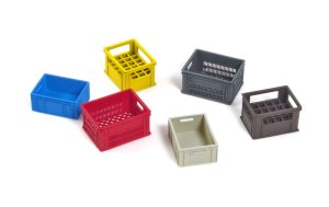 画像2: マソモデル[MH35044]1/35 現用 プラスチック製カゴ バリューセット (2)