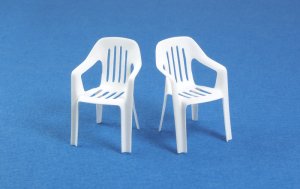 画像1: マソモデル[MH35045]現用 プラスチック製 ガーデンチェア (1)