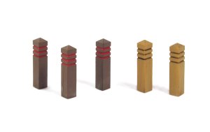 画像2: マソモデル[MH35049]木製 道路用ボラード (2)