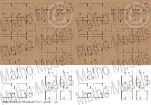 画像2: マソモデル[MH35058]1/35 汎用段ボール箱セット(28個入り) (2)