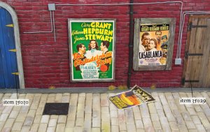 画像4: マソモデル[MH35102]1/35 ジオラマ素材 ムービーポスターA 1940年代 (4)