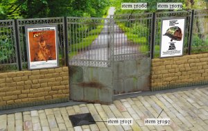 画像3: マソモデル[MH35104]1/35 ジオラマ素材 ムービーポスターC 1970年代〜80年代 (3)