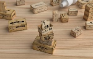 画像2: マソモデル[MH35131]1/35 ジオラマアクセサリー 蒸留酒の木箱 (2)