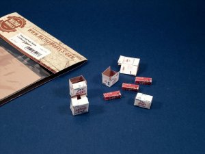 画像5: マソモデル[MH35013]現用 ミネラルウォーター/清涼飲料水 段ボール箱セット (5)