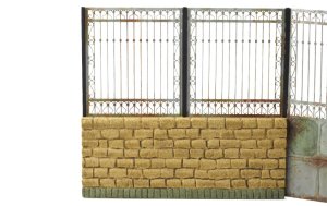 画像1: マソモデル[MH35059]1/35 鉄柵セットB (1)