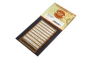 画像2: マソモデル[MH80007]スケールフリー フォトエッチング製ゴシック体数字シート 4.0/5.0mmサイズ (2)