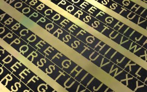 画像3: マソモデル[MH80009]スケールフリー エッチング製英大文字シート 4.0mmサイズ (3)