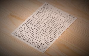 画像2: マソモデル[MH80014]スケールフリー アルファベット大文字デカール 黒 1.0〜3.0mm (2)