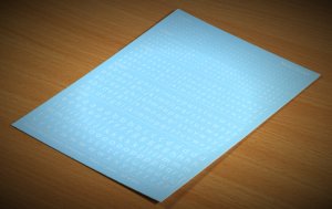 画像3: マソモデル[MH80016]スケールフリー アルファベット小文字デカール 白色セット 1.0〜3.0mmサイズ (3)