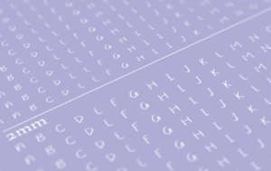 画像4: マソモデル[MH80032]スケールフリー アルファベット大文字デカール チョークの手書き文字 1.5mm/2mmサイズ (4)