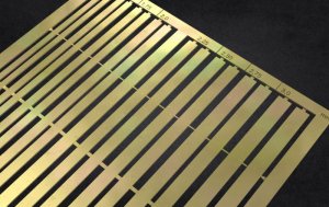 画像3: マソモデル[MH80044]汎用 エッチング製 極薄ストリップ板B 1.25-3mm長(0.10mm厚) (3)