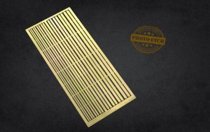 画像1: マソモデル[MH80046]汎用 エッチング製 極薄ストリップ板D 1.25-3mm幅(0.15mm厚) (1)