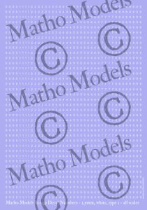 画像1: マソモデル[MH80049]スケールフリー 数字デカール 高さ1.5mm 白色 タイプ1 (1)