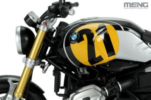 画像3: モンモデル[MENMT-003u]1/9 BMW R nine T Option 719ブラック・ストーム・メタリック / ヴィンテージ スペシャルペイント(プレカラーバージョン) (3)