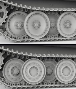 画像10: モンモデル[MENTS-054]1/35 ドイツ中戦車 パンターG 後期型 FG1250赤外線暗視装置装備 (10)