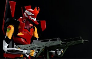 画像2: モンモデル[MENMECHA-002LM]汎用ヒト型決戦兵器　人造人間エヴァンゲリオン 2号機Ver.1.5(マルチカラー版) (2)