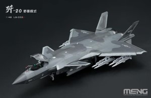 画像1: モンモデル[MENLS-002s]1/48 中国ステルス戦闘機 J-20ビーストモード (1)