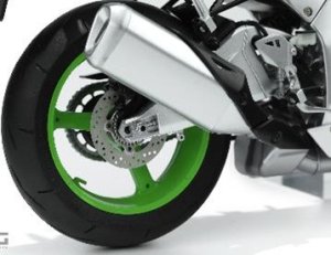 画像4: モンモデル[MENMT-007s]1/9 カワサキ Ninja ZX-10R (塗装済み) (4)