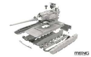 画像4: モンモデル[MEN72-021]1/72 中国 ZTZ100 主力戦車 (4)