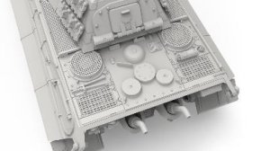 画像2: モンモデル[MEN72-010]1/72 ドイツ 重戦車 キングタイガー(ポルシェ砲塔) (2)