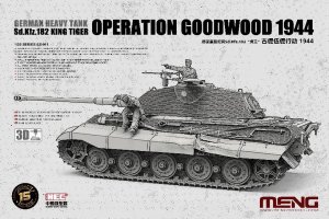 画像1: モンモデル[MENES-011]1/35 ドイツ 重戦車 キングタイガーグッドウッド作戦 (1944) (フルインテリア) (1)