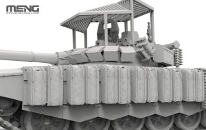 画像5: モンモデル[MEN72-015]1/72 ロシア主力戦車 T-72B3Mコープケージ装甲 (5)