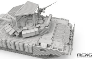 画像6: モンモデル[MEN72-015]1/72 ロシア主力戦車 T-72B3Mコープケージ装甲 (6)