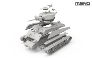 画像4: モンモデル[MEN72-020]1/72 アメリカ M4A3E2 突撃戦車 ジャンボ (4)