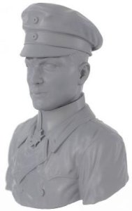 画像3: モンモデル[MENQS-002s]1/32 フォッカー Dr.I 戦闘機 レッドバロン(1/10 レジン製胸像付き) (3)