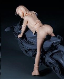 画像2: モンモデル[MENSPS-074] 1/9 バイクガール (2)